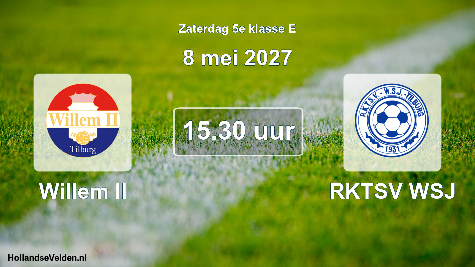 Geplande wedstrijd: Willem II - RKTSV WSJ (8 mei 2027)