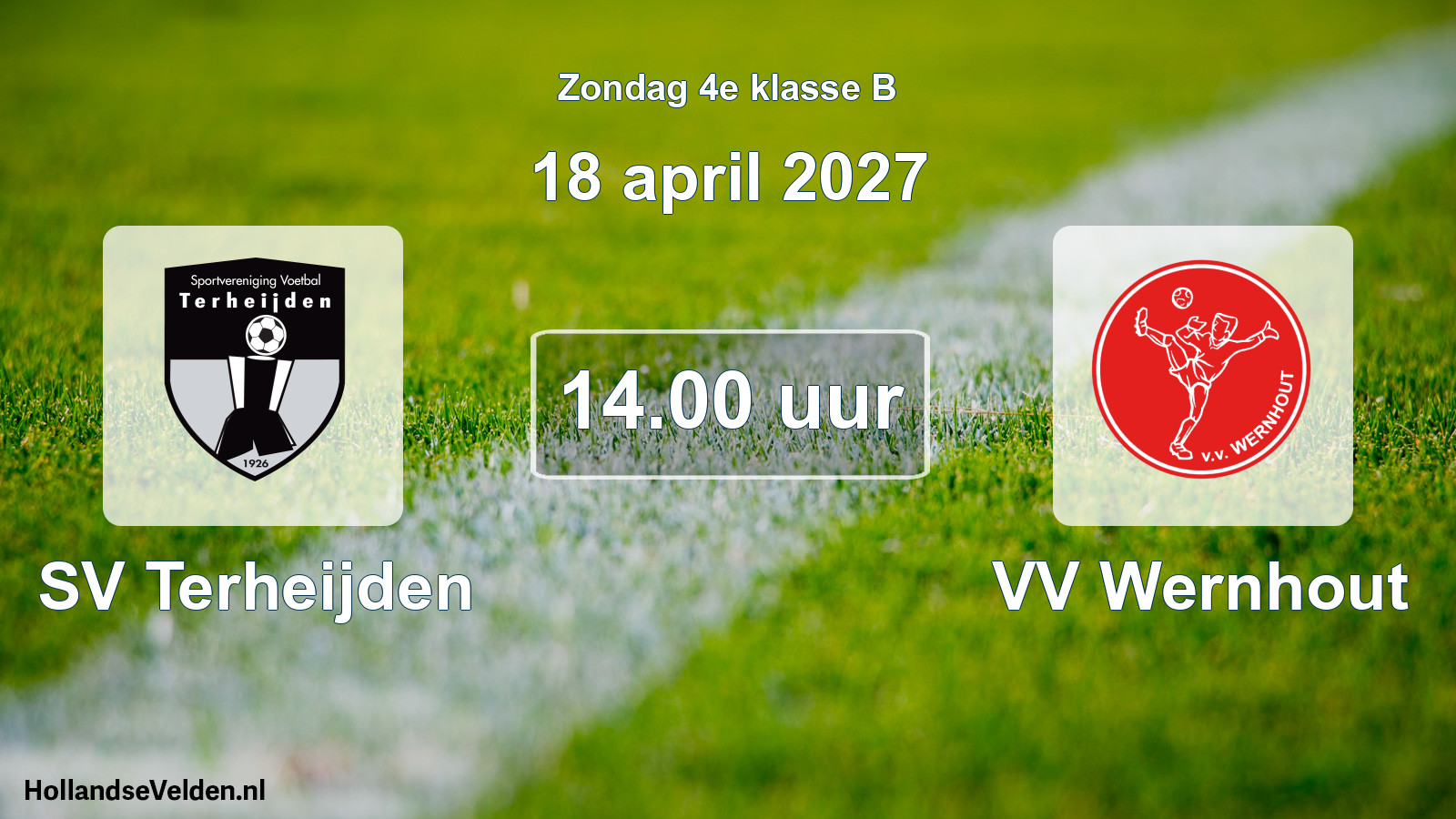 Scheduled Match: SV Terheijden - VV Wernhout (18 April 2027)