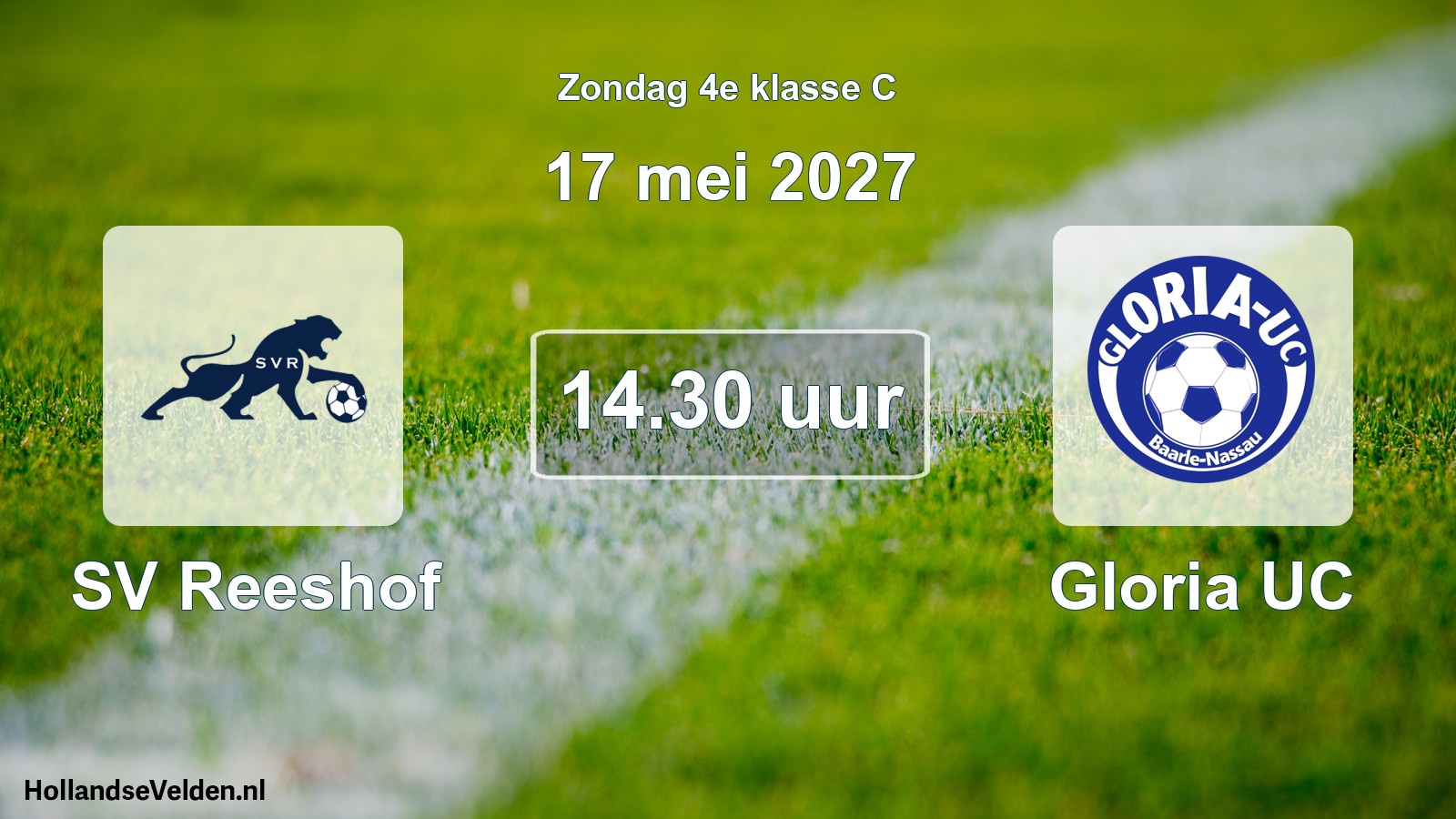 Scheduled Match: SV Reeshof - Gloria UC (17 May 2027)