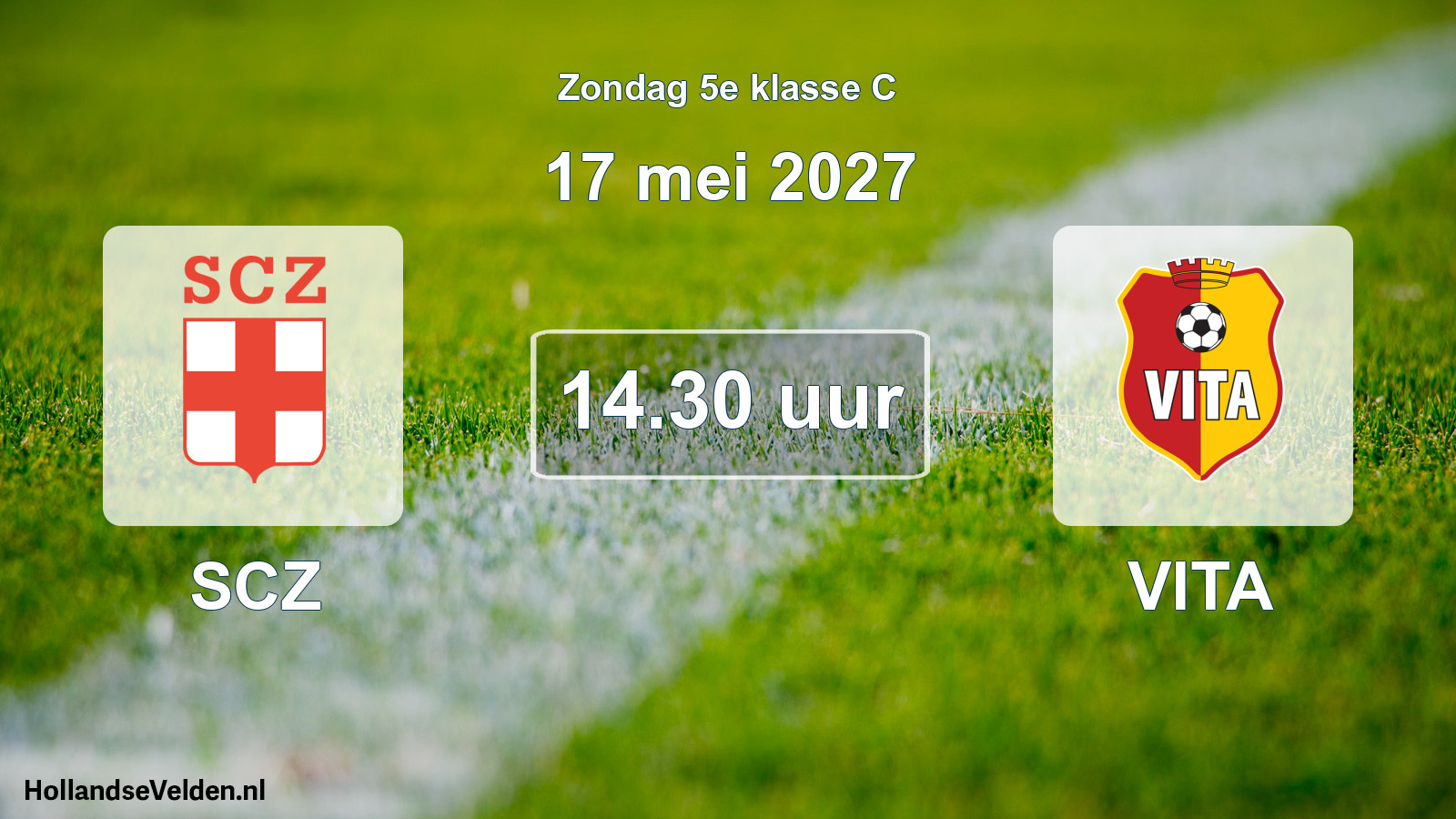 Geplande wedstrijd: SCZ - VITA (17 mei 2027)