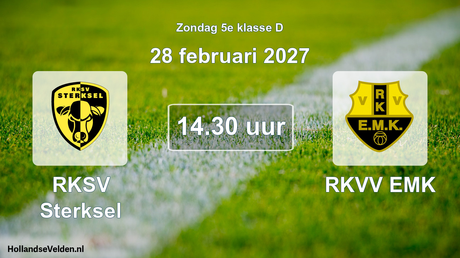 Scheduled Match: RKSV Sterksel - RKVV EMK (28 February 2027)