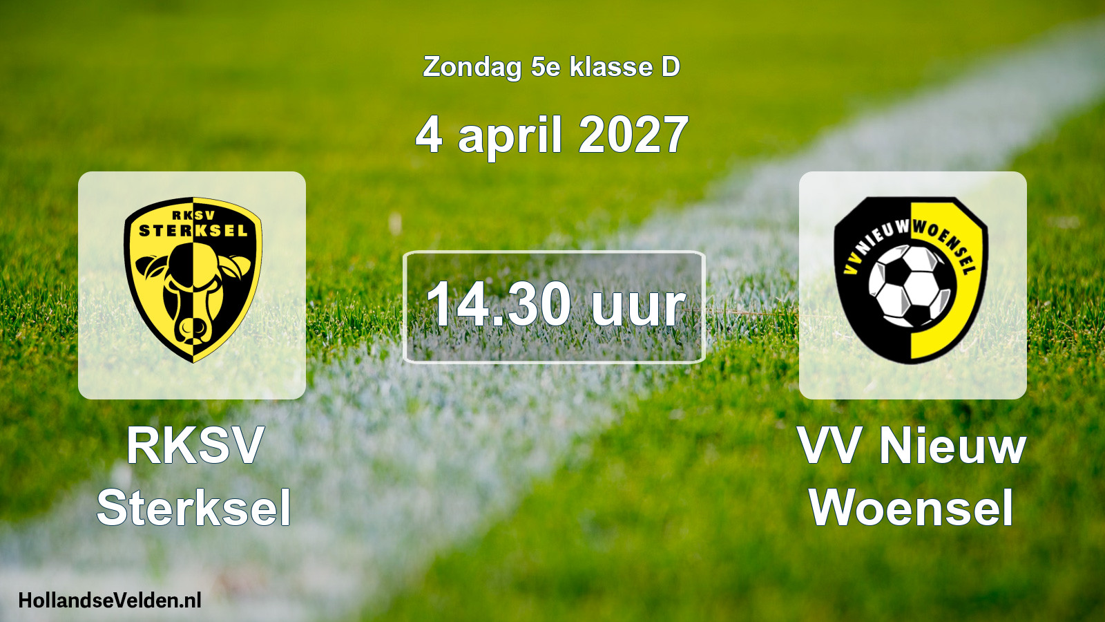 Geplande wedstrijd: RKSV Sterksel - VV Nieuw Woensel (4 april 2027)