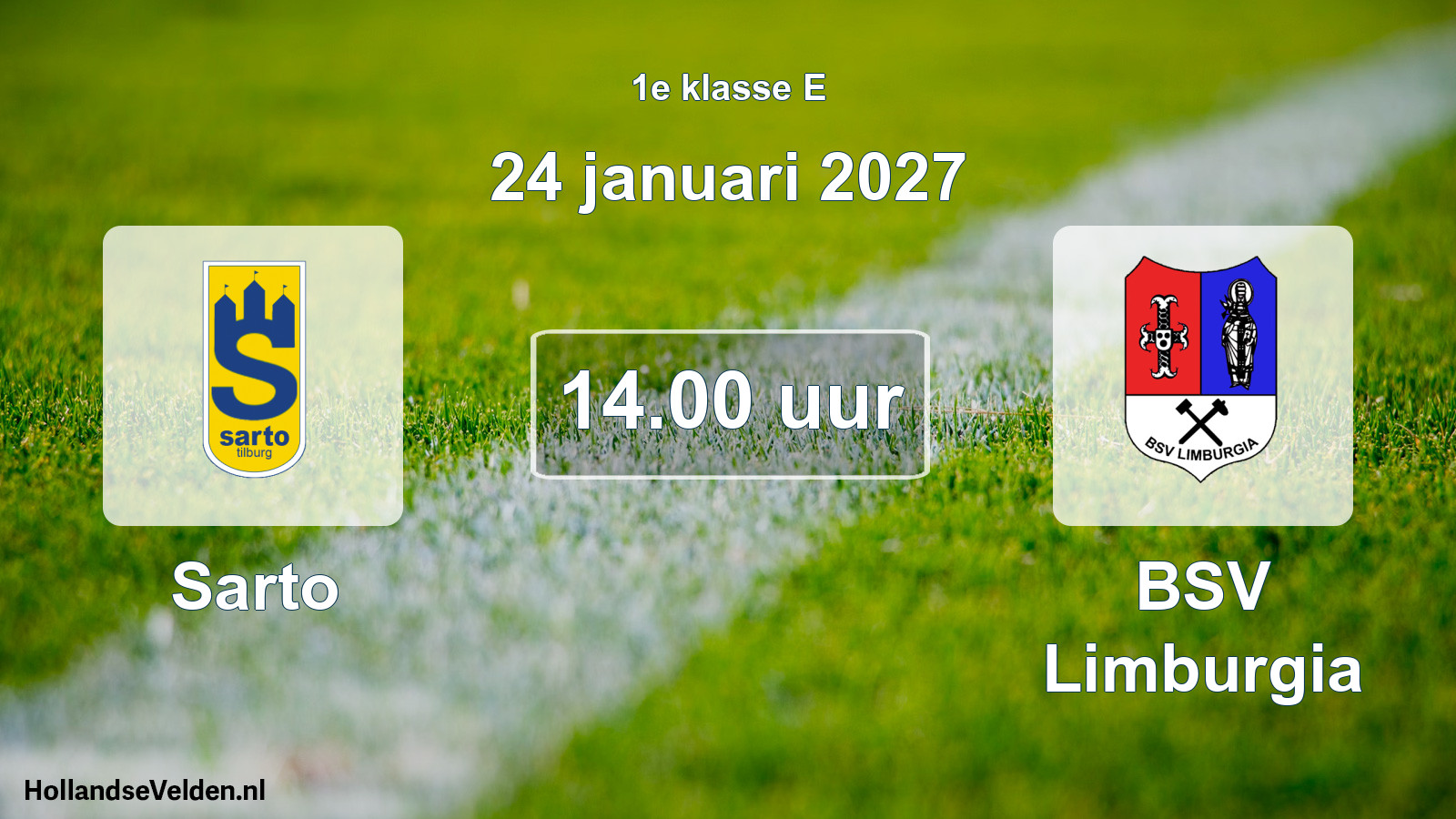 Scheduled Match: Sarto - BSV Limburgia (24 January 2027)