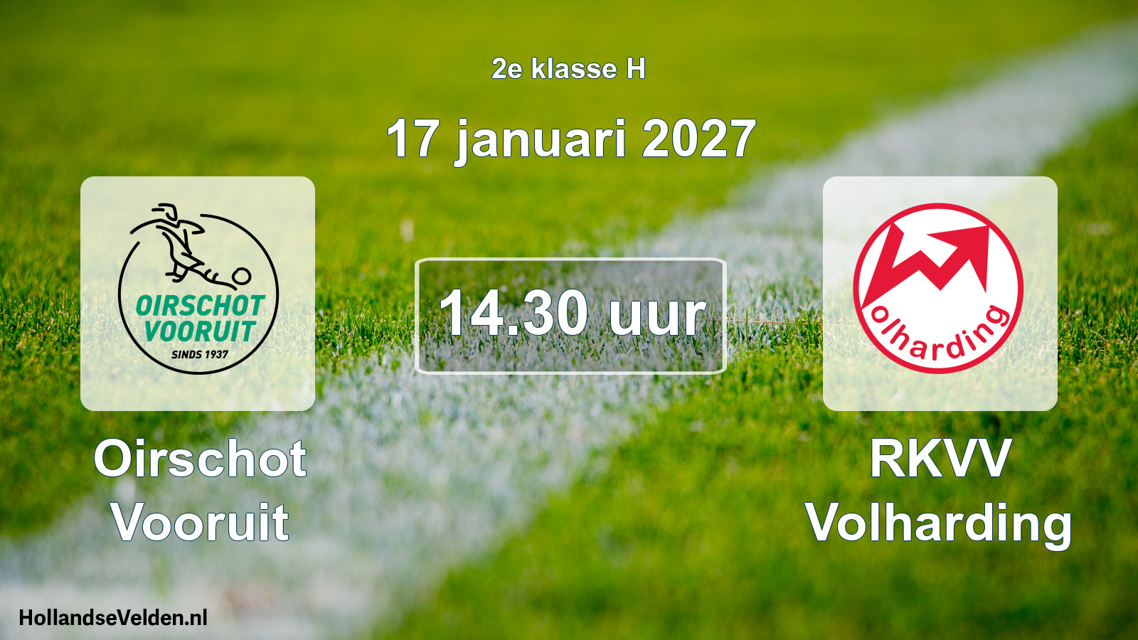 Geplande wedstrijd: Oirschot Vooruit - RKVV Volharding (17 januari 2027)