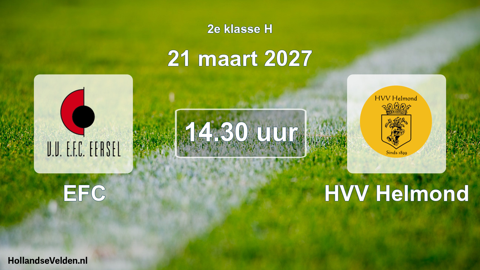Scheduled Match: EFC - HVV Helmond (21 March 2027)