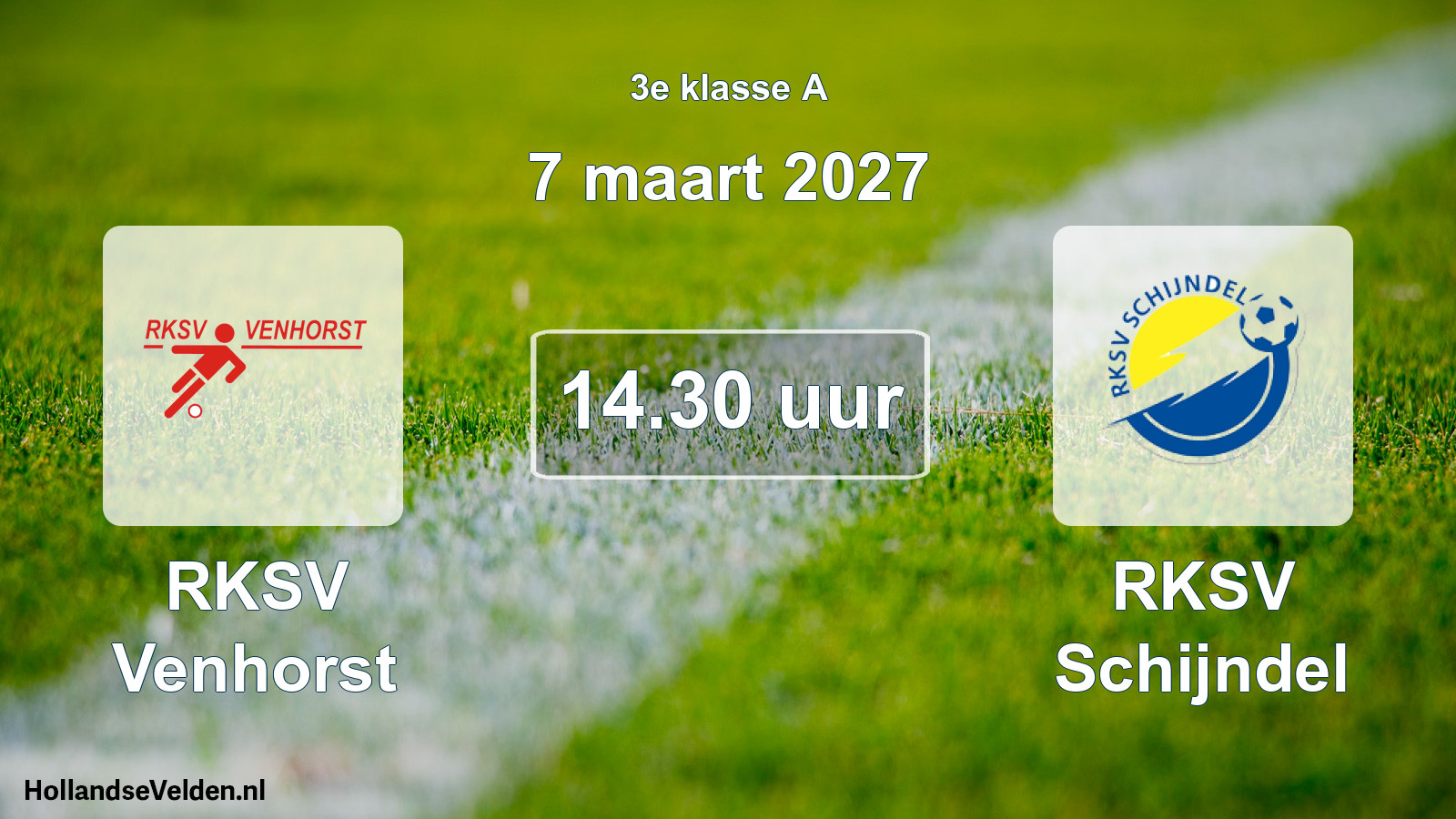 Geplande wedstrijd: RKSV Venhorst - RKSV Schijndel (7 maart 2027)