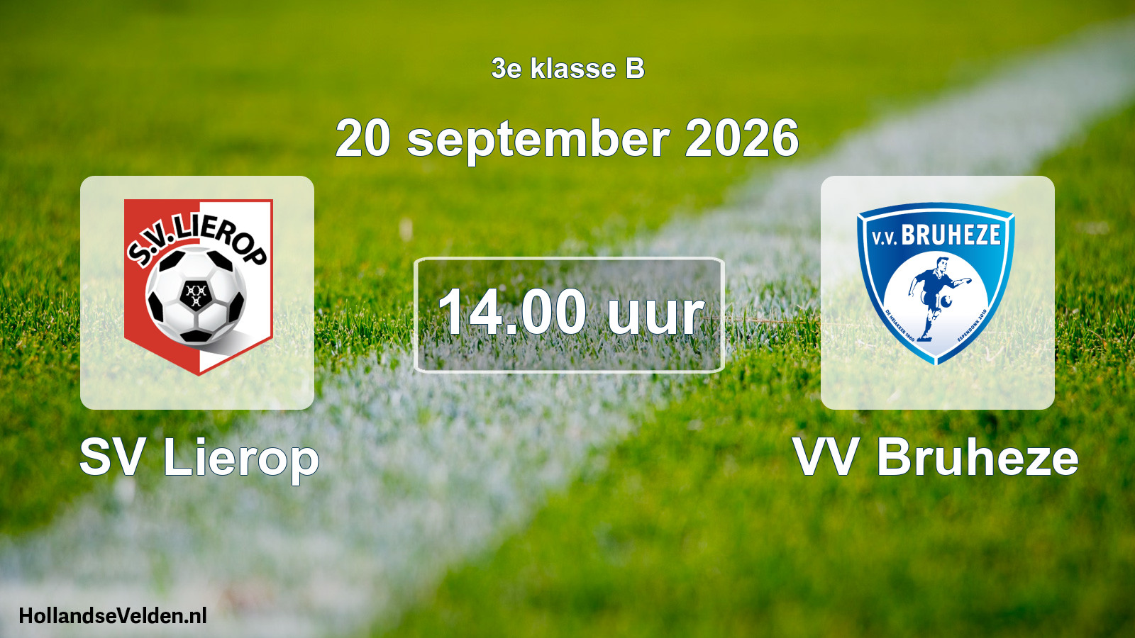 Scheduled Match: SV Lierop - VV Bruheze (20 September 2026)
