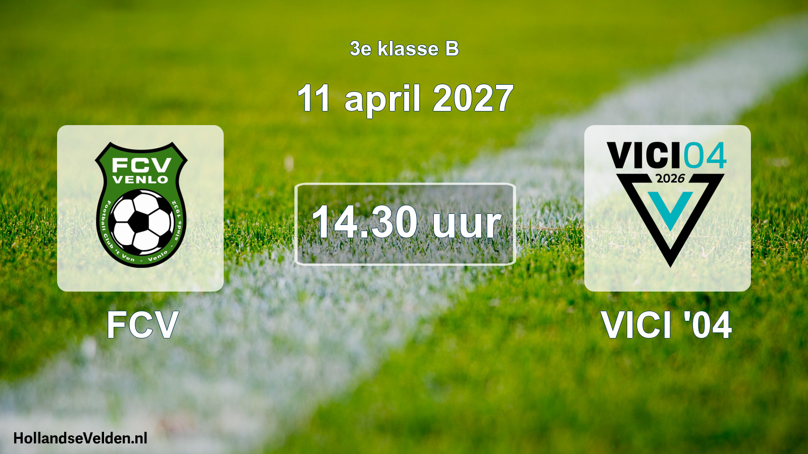 Scheduled Match: FCV - VICI '04 (11 April 2027)