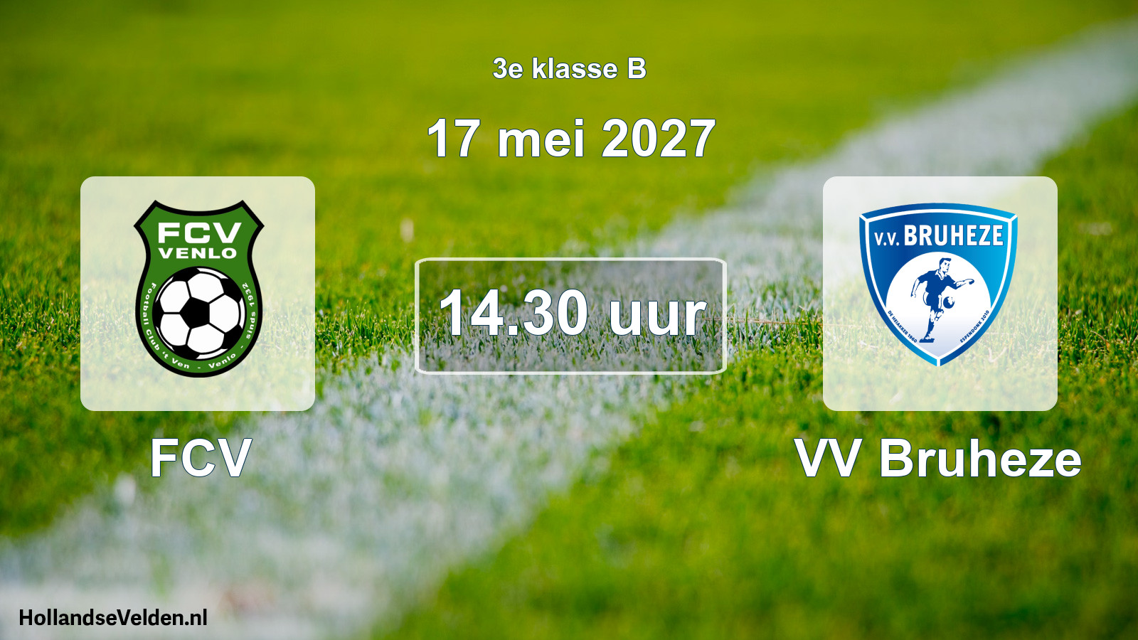 Scheduled Match: FCV - VV Bruheze (17 May 2027)