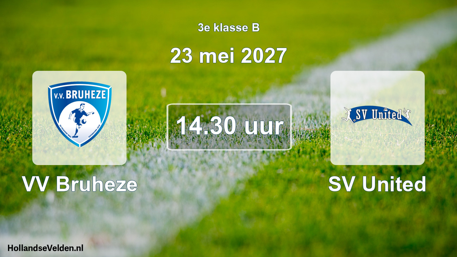 Scheduled Match: VV Bruheze - SV United (23 May 2027)