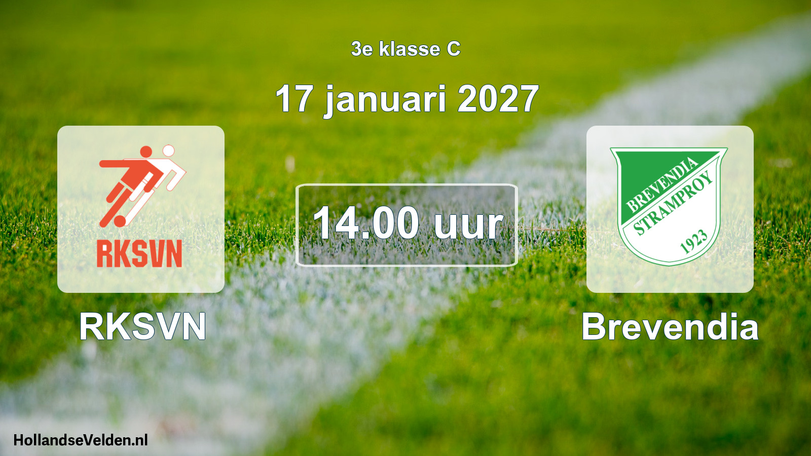 Geplande wedstrijd: RKSVN - Brevendia (17 januari 2027)