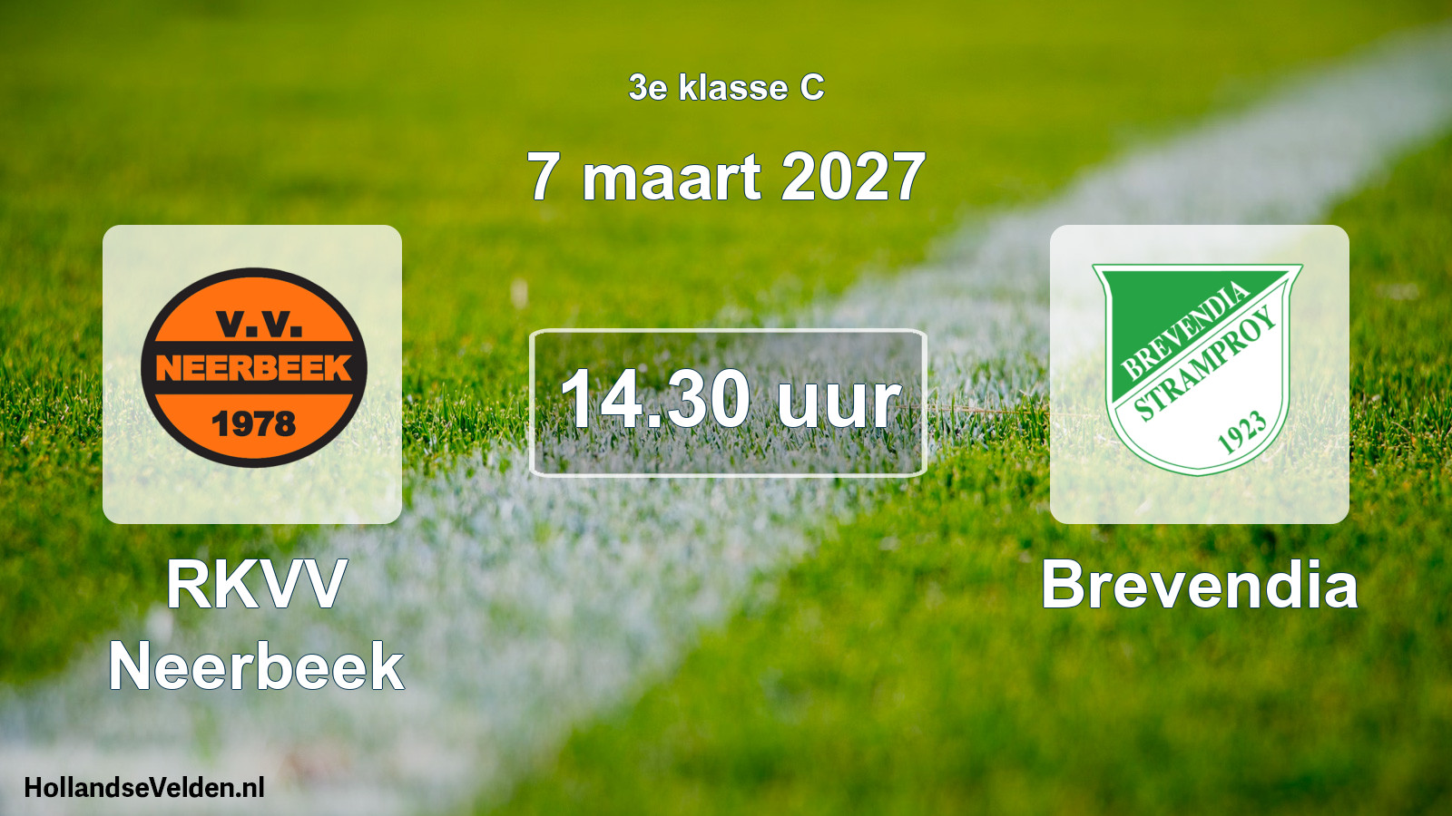 Geplande wedstrijd: RKVV Neerbeek - Brevendia (7 maart 2027)