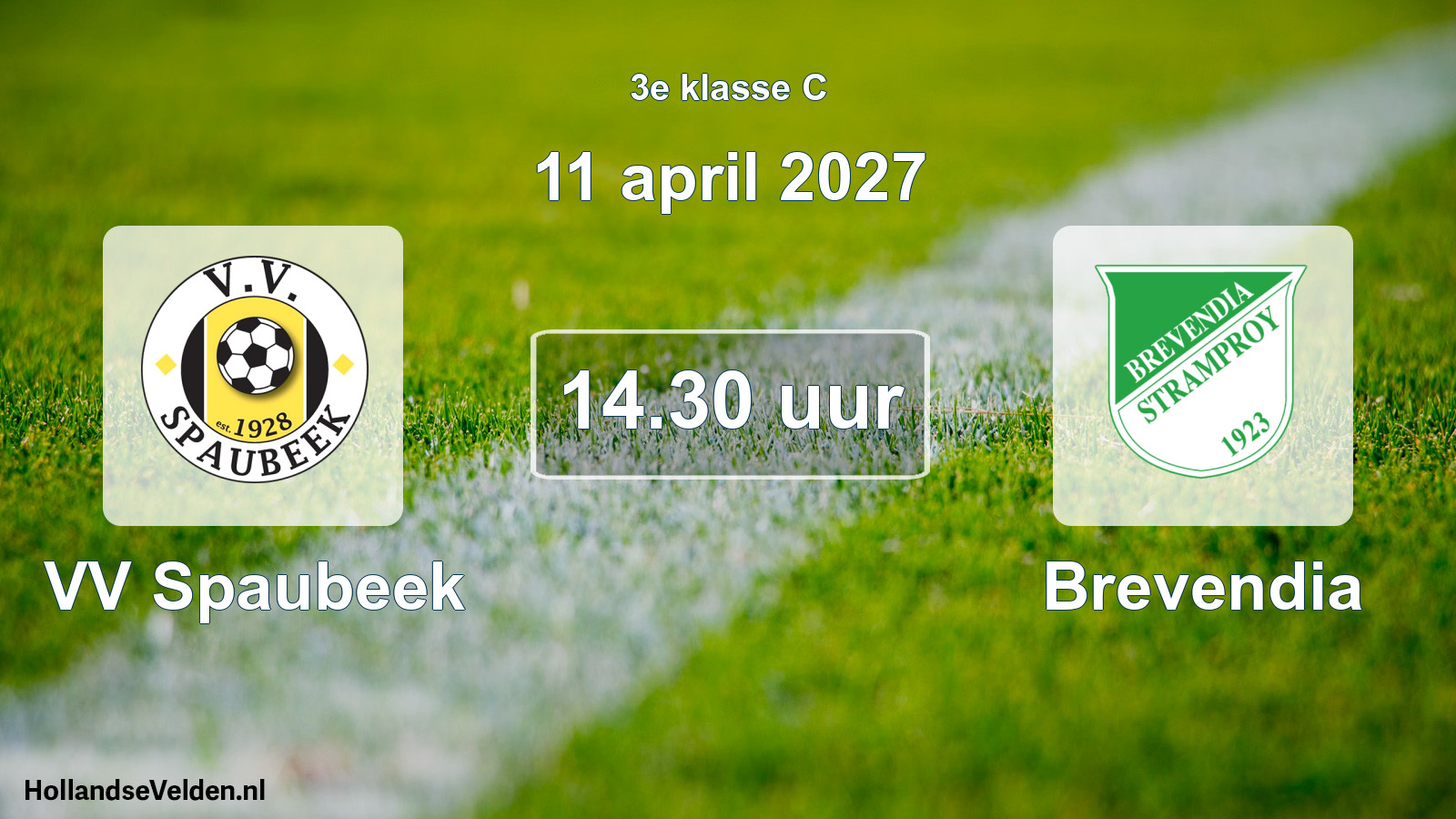 Geplande wedstrijd: VV Spaubeek - Brevendia (11 april 2027)
