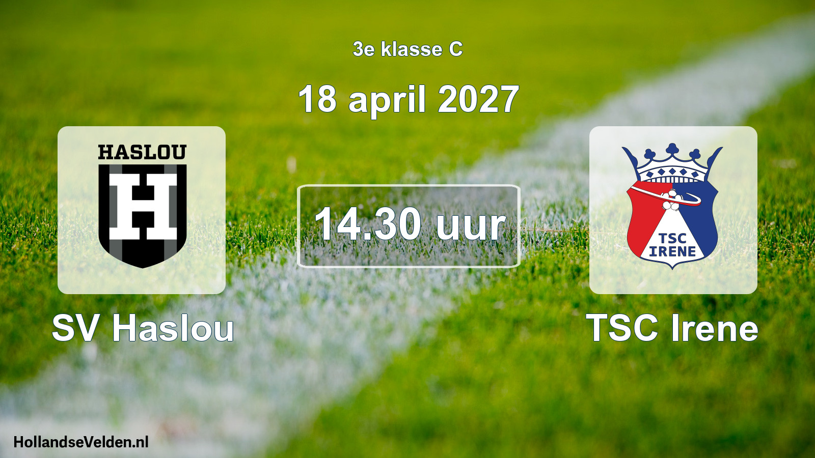 Scheduled Match: SV Haslou - TSC Irene (18 April 2027)