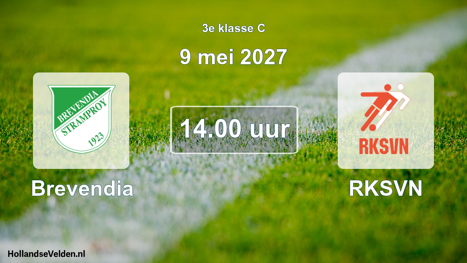 Geplande wedstrijd: Brevendia - RKSVN (9 mei 2027)