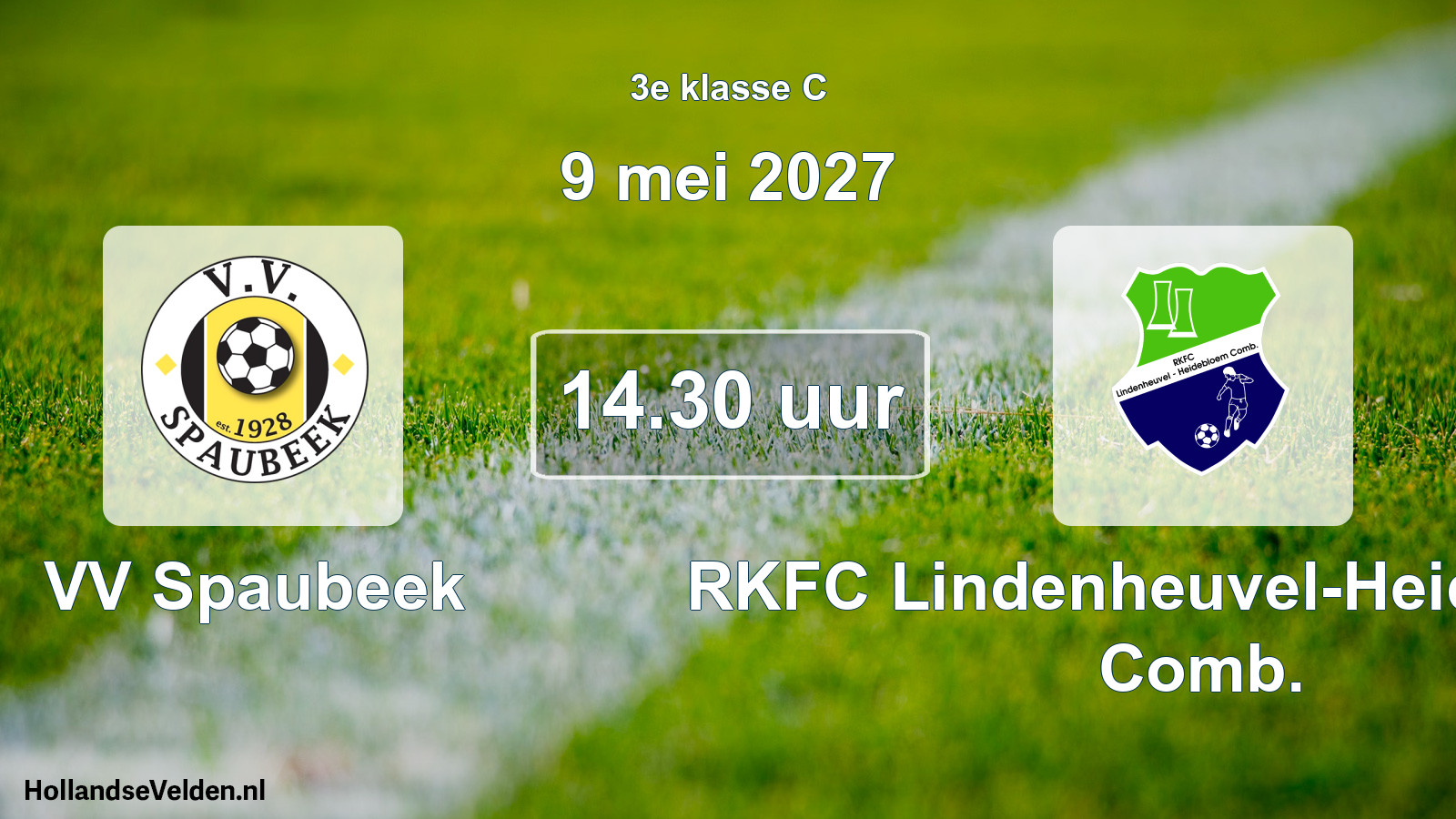 Geplande wedstrijd: VV Spaubeek - RKFC Lindenheuvel-Heidebloem Comb. (9 mei 2027)