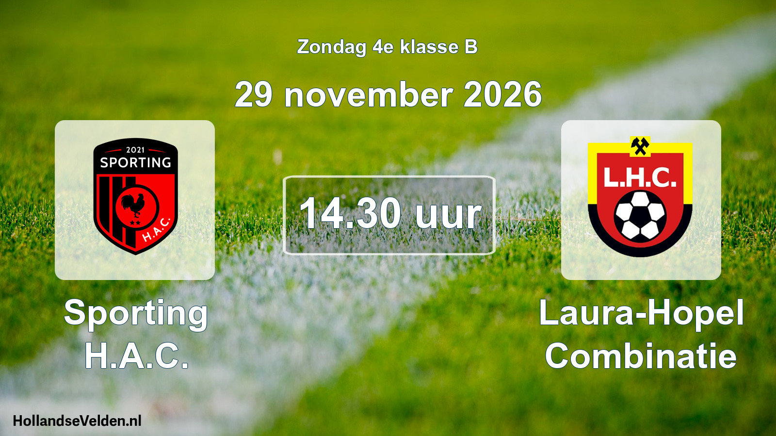 Geplande wedstrijd: Sporting H.A.C. - Laura-Hopel Combinatie (29 november 2026)