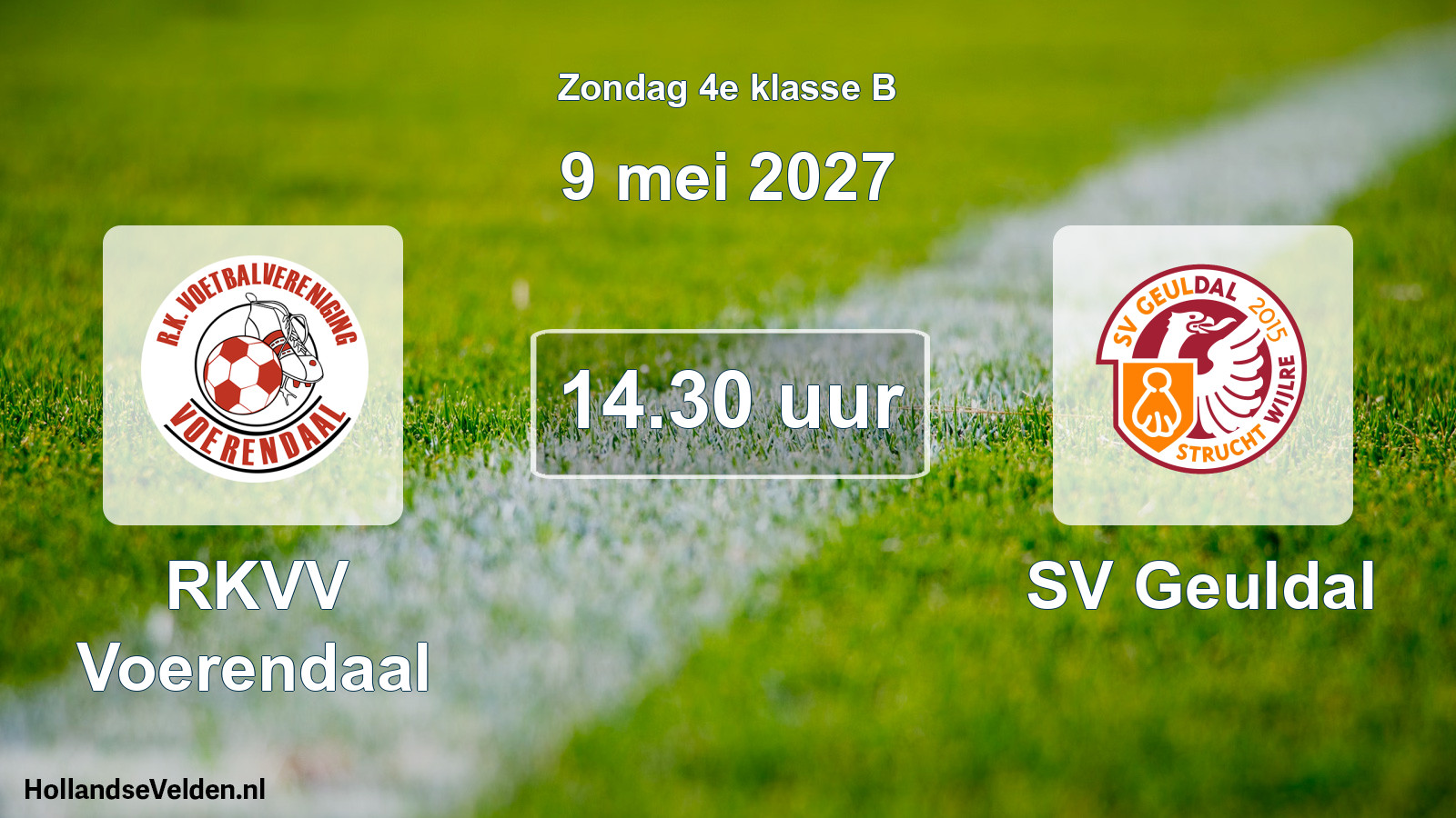 Geplande wedstrijd: RKVV Voerendaal - SV Geuldal (9 mei 2027)