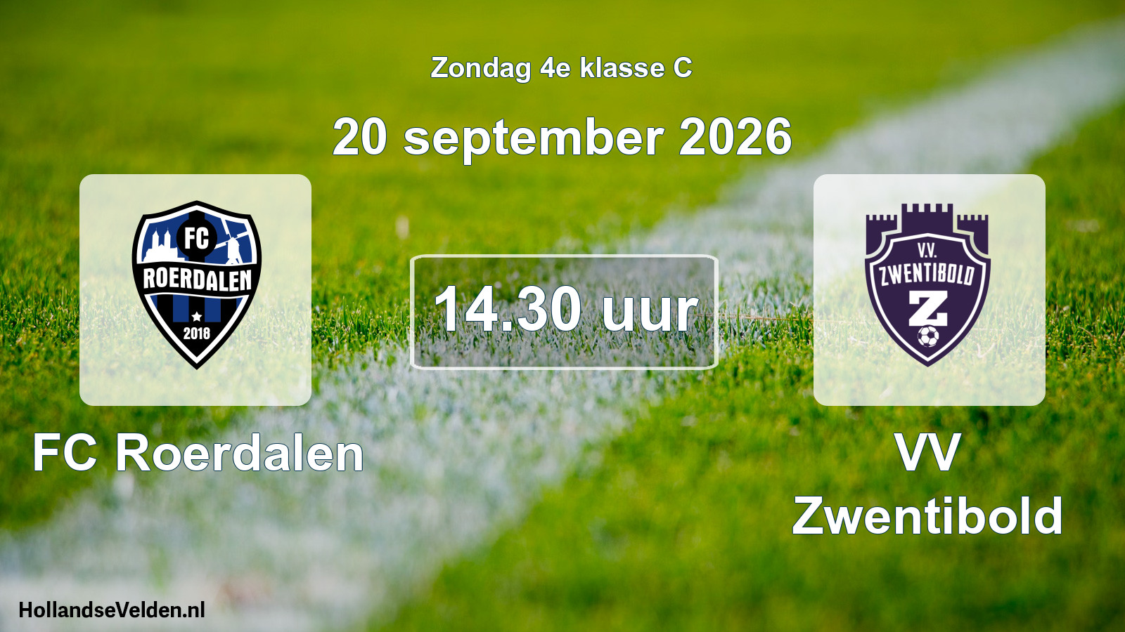 Scheduled Match: FC Roerdalen - VV Zwentibold (20 September 2026)