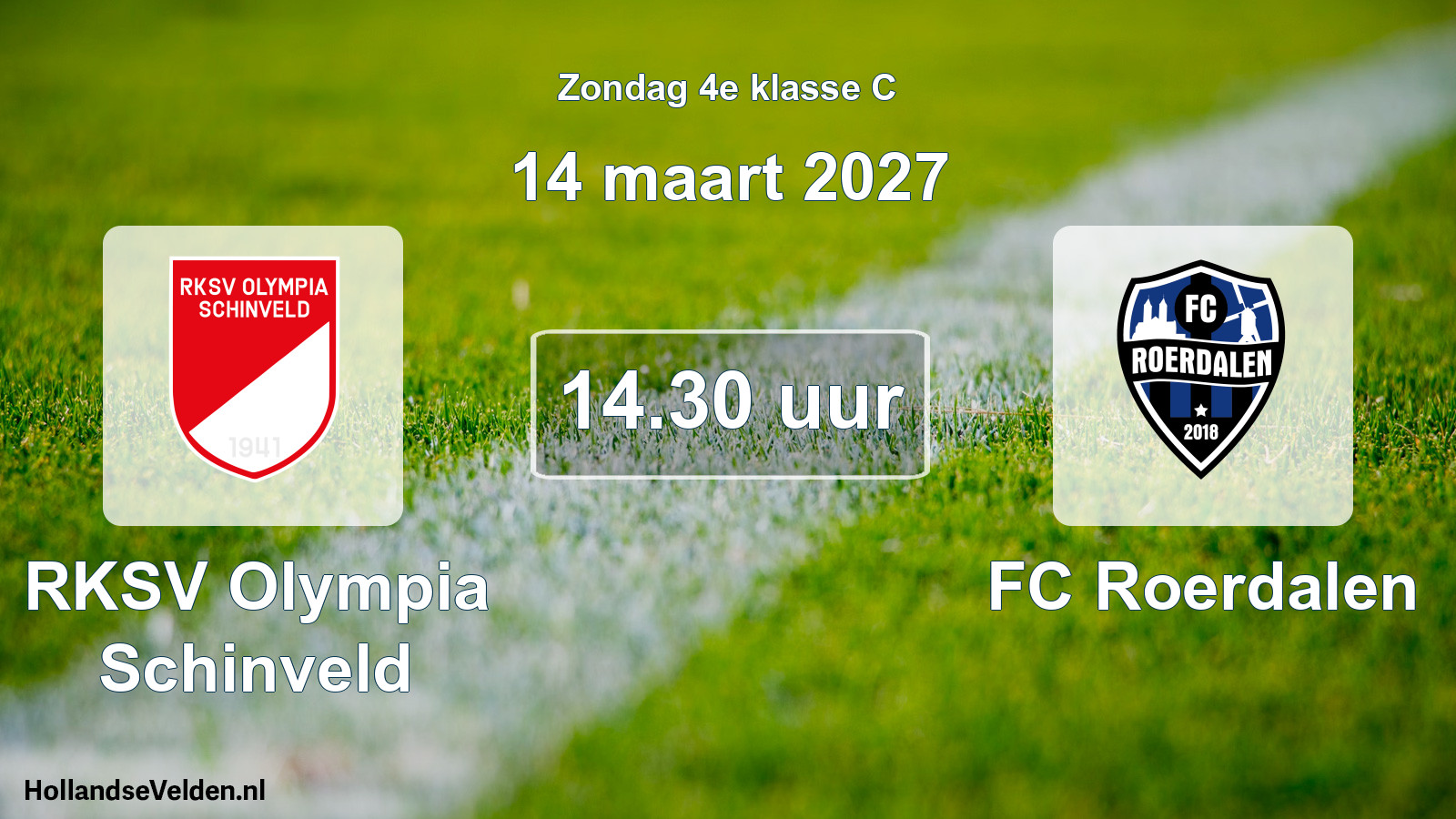 Scheduled Match: RKSV Olympia Schinveld - FC Roerdalen (14 March 2027)