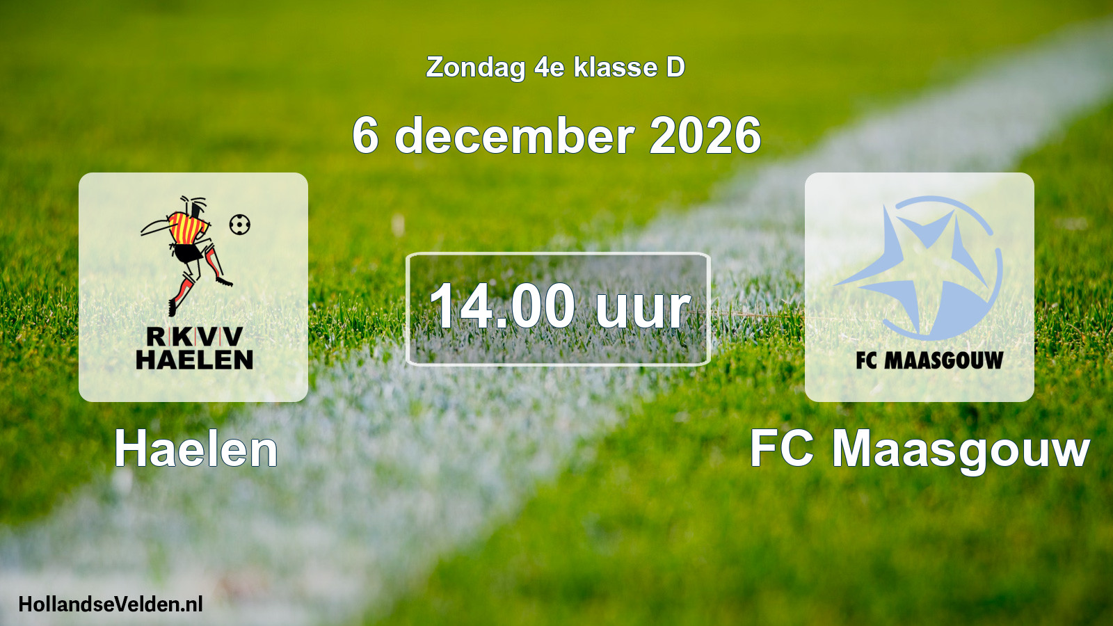 Scheduled Match: Haelen - FC Maasgouw (6 December 2026)