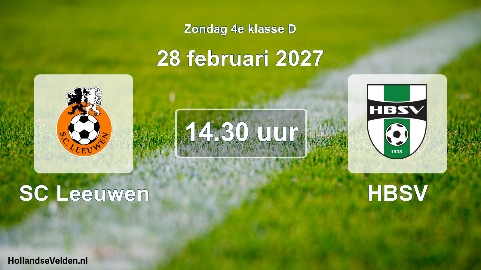 Scheduled Match: SC Leeuwen - HBSV (28 February 2027)
