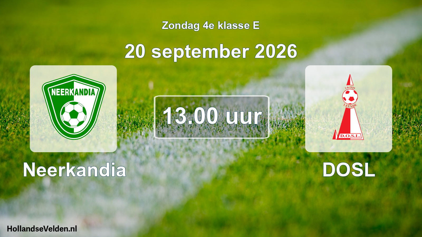 Scheduled Match: Neerkandia - DOSL (20 September 2026)