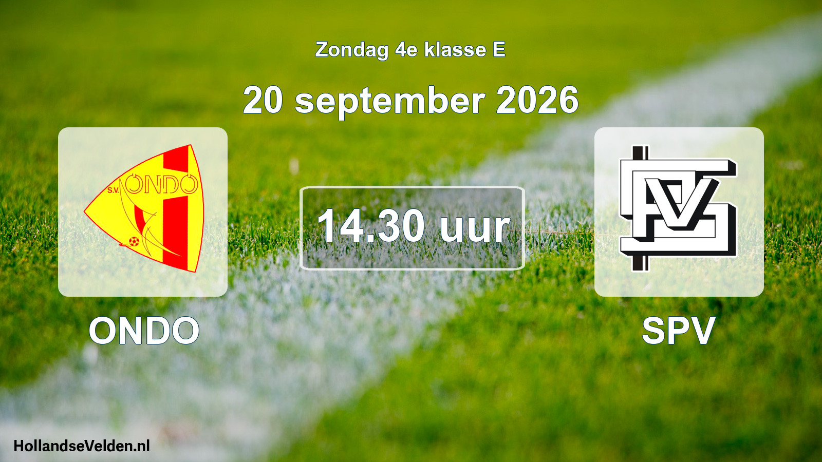 Scheduled Match: ONDO - SPV (20 September 2026)