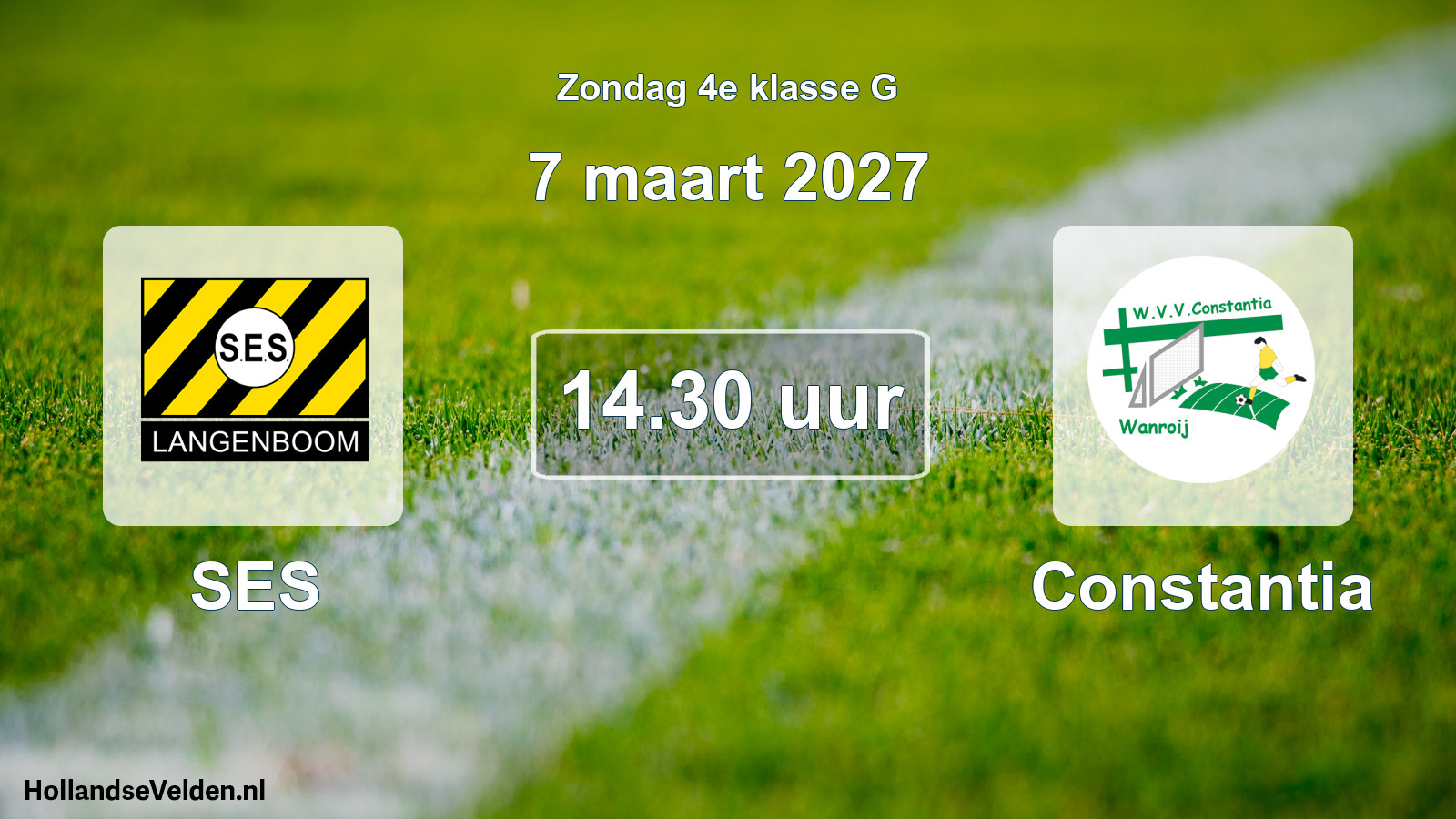 Geplande wedstrijd: SES - Constantia (7 maart 2027)