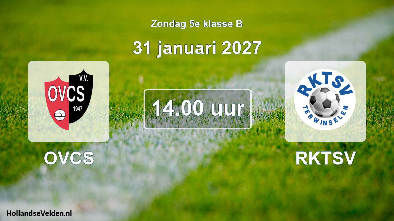 Geplande wedstrijd: OVCS - RKTSV (31 januari 2027)