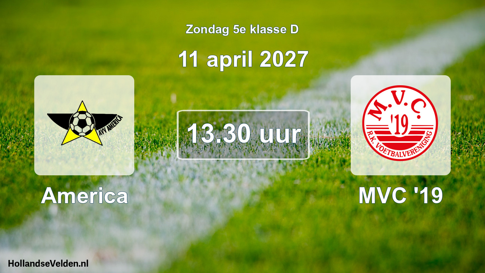 Scheduled Match: America - MVC '19 (11 April 2027)
