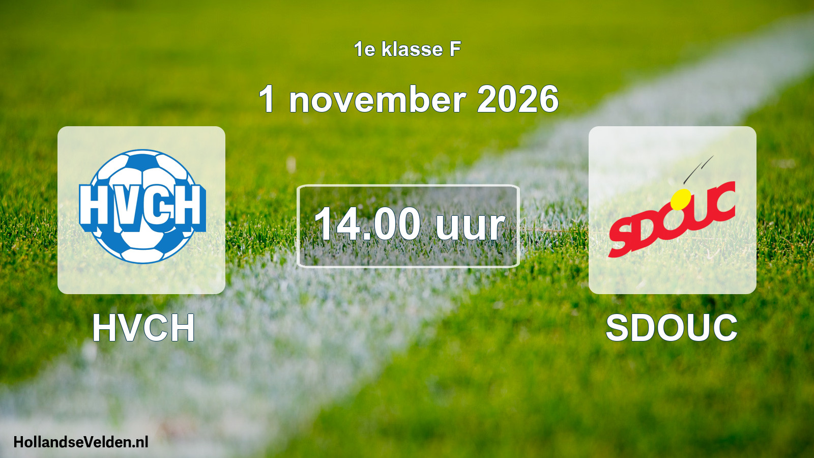 Scheduled Match: HVCH - SDOUC (1 November 2026)