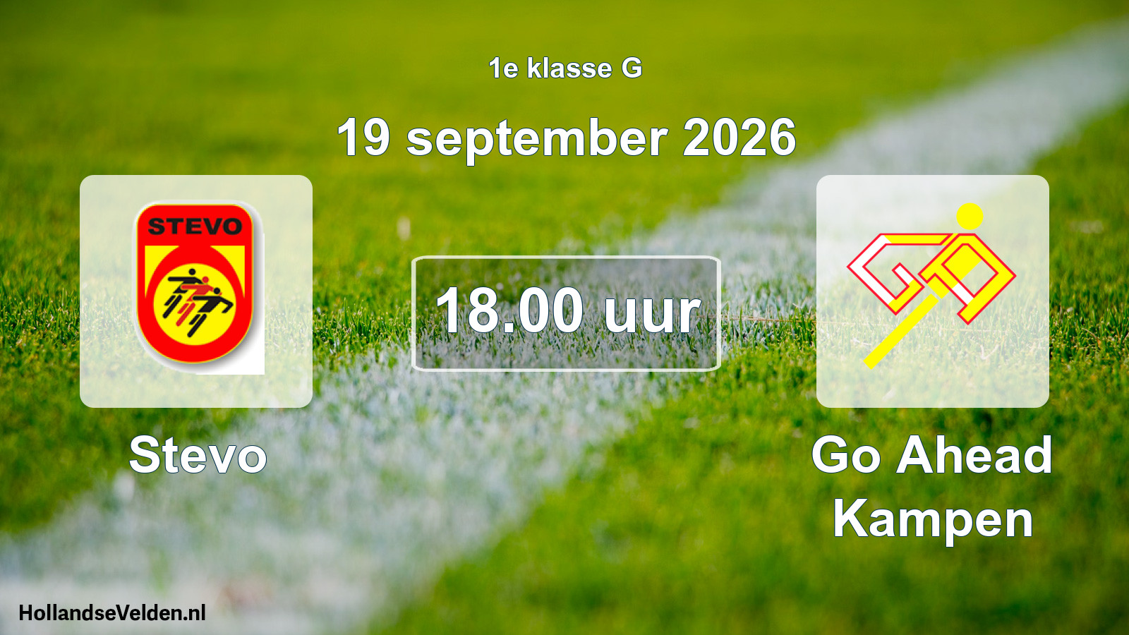 Scheduled Match: Stevo - Go Ahead Kampen (19 September 2026)