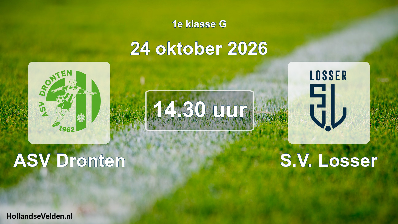 Scheduled Match: ASV Dronten - S.V. Losser (24 October 2026)