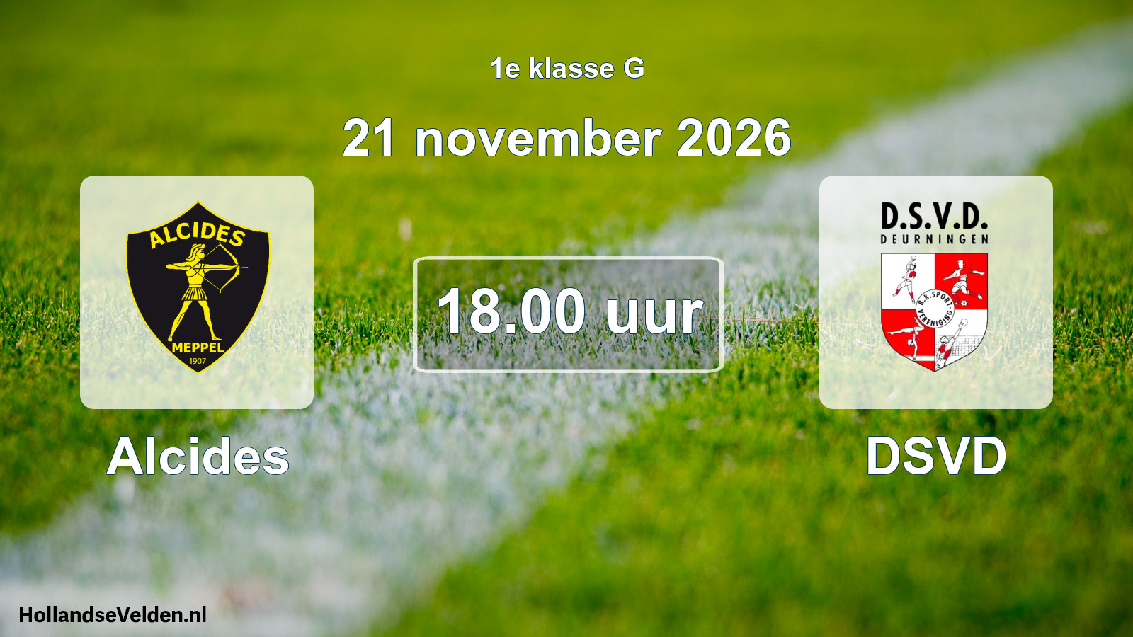 Scheduled Match: Alcides - DSVD (21 November 2026)