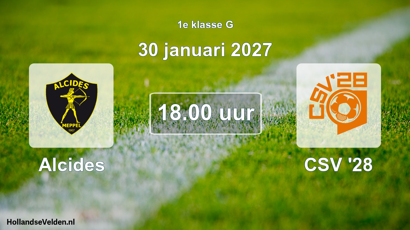 Scheduled Match: Alcides - CSV '28 (30 January 2027)