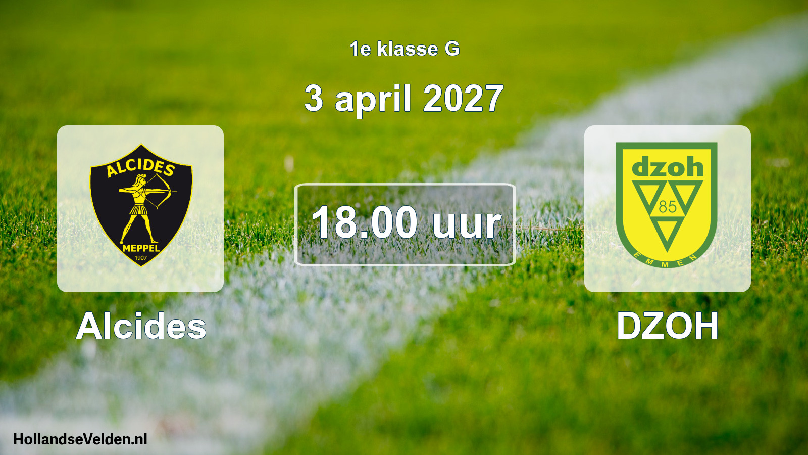 Scheduled Match: Alcides - DZOH (3 April 2027)