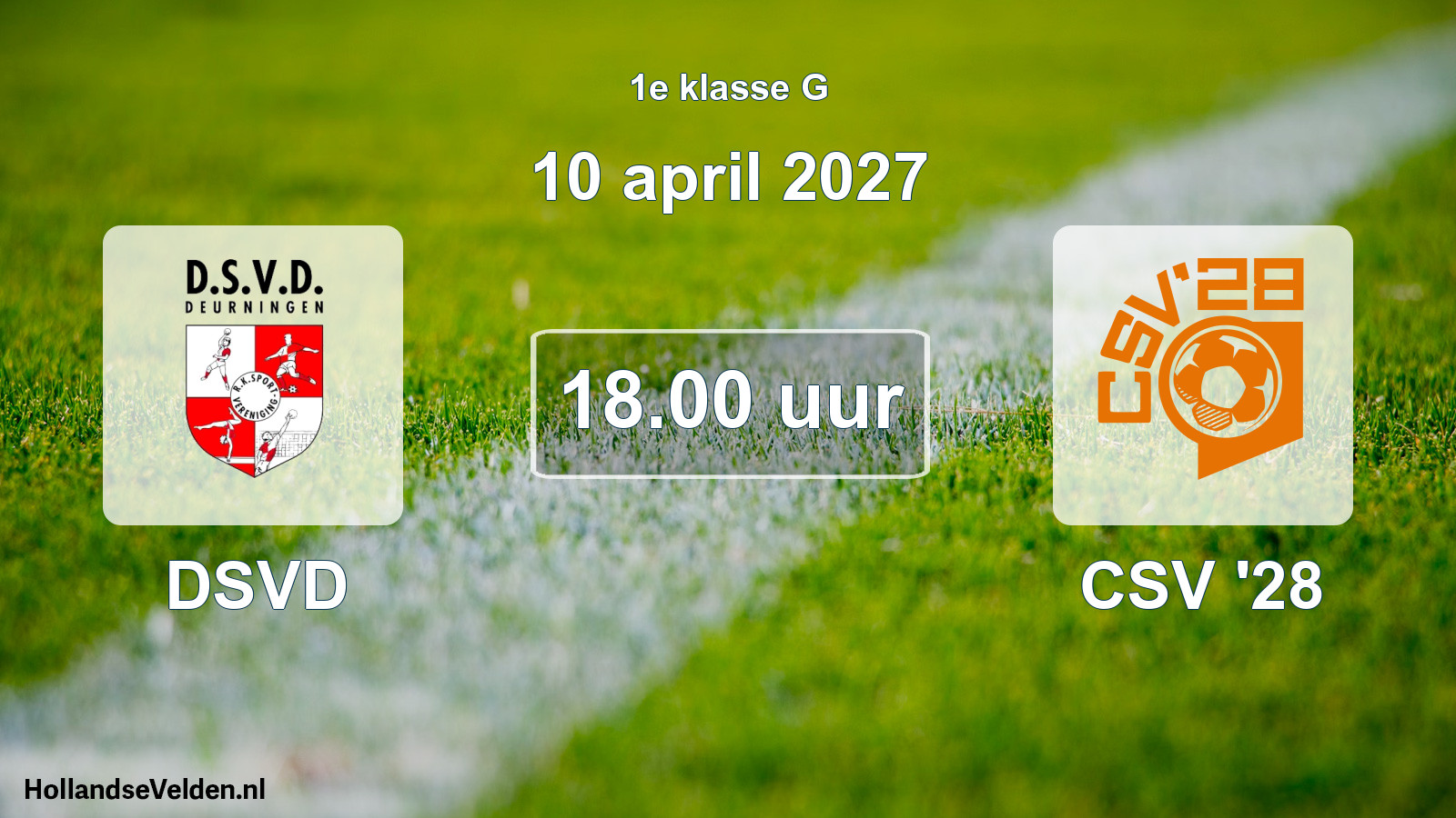 Scheduled Match: DSVD - CSV '28 (10 April 2027)