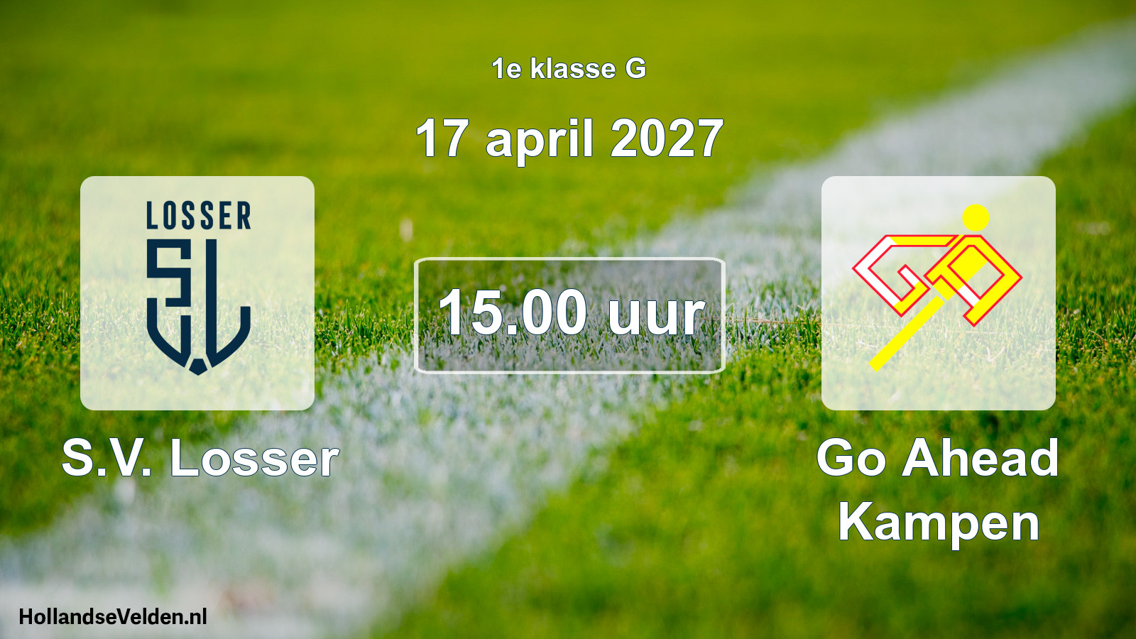 Scheduled Match: S.V. Losser - Go Ahead Kampen (17 April 2027)