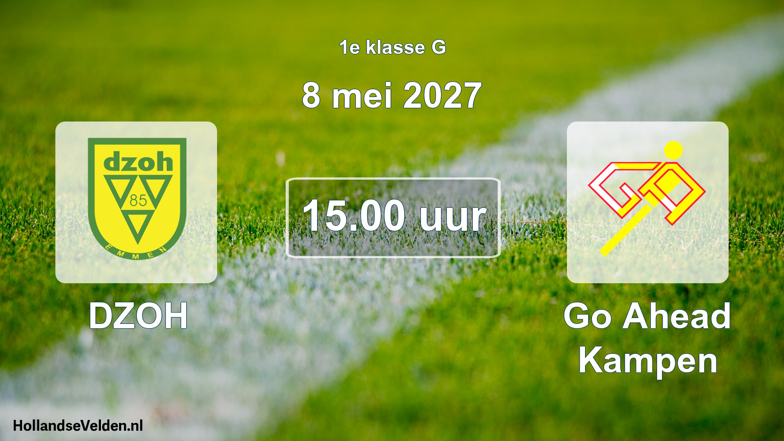 Scheduled Match: DZOH - Go Ahead Kampen (8 May 2027)