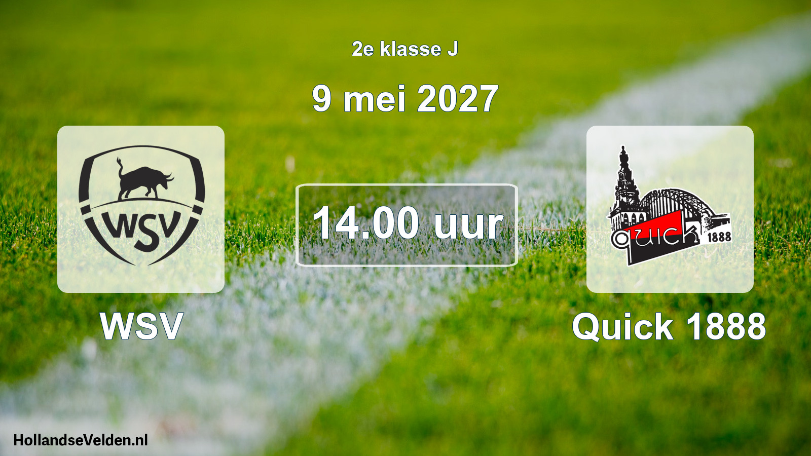 Geplande wedstrijd: WSV - Quick 1888 (9 mei 2027)