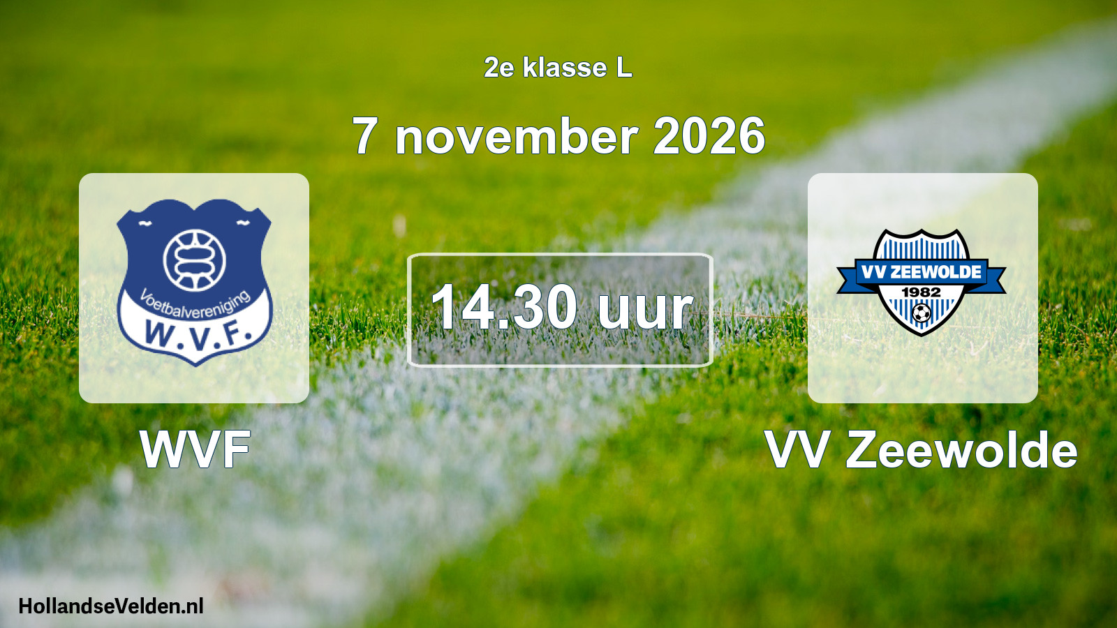 Geplande wedstrijd: WVF - VV Zeewolde (7 november 2026)