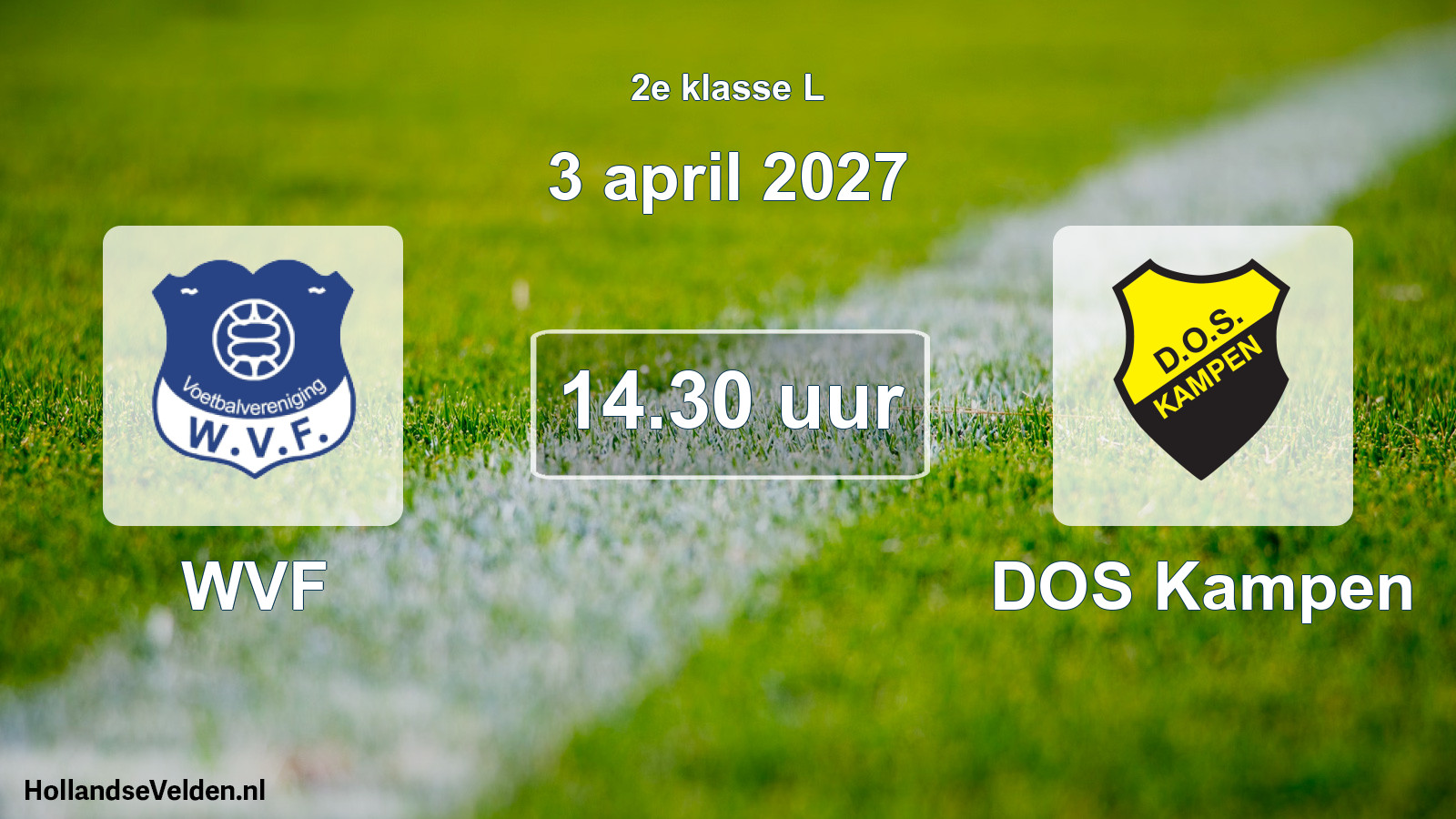 Geplande wedstrijd: WVF - DOS Kampen (3 april 2027)