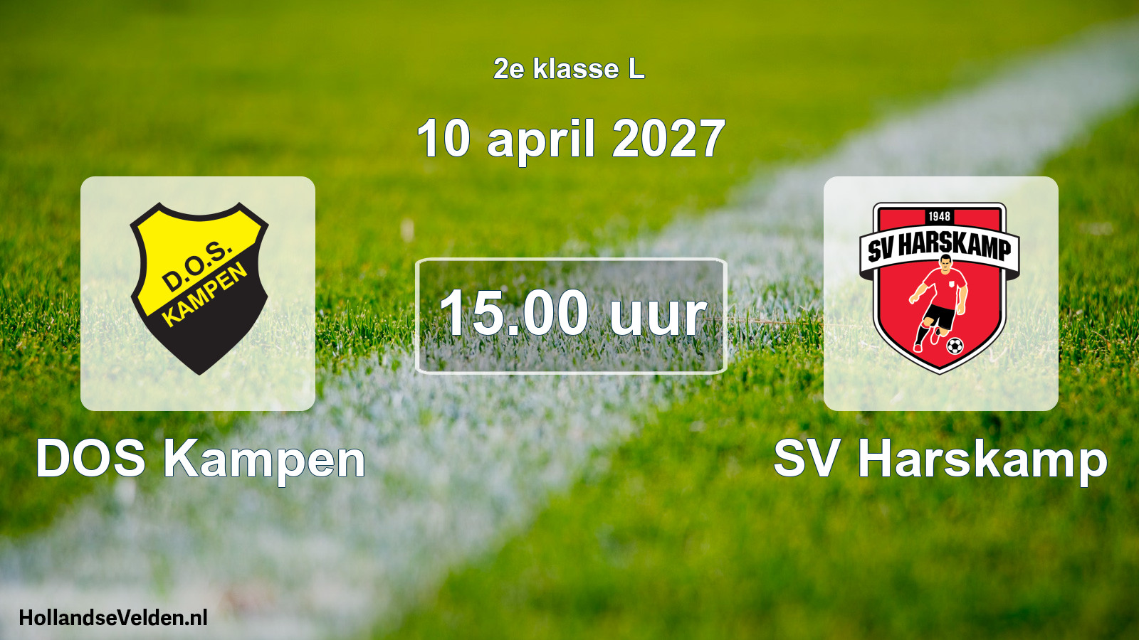 Geplande wedstrijd: DOS Kampen - SV Harskamp (10 april 2027)