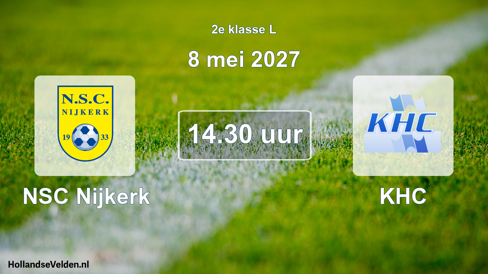 Geplande wedstrijd: NSC Nijkerk - KHC (8 mei 2027)