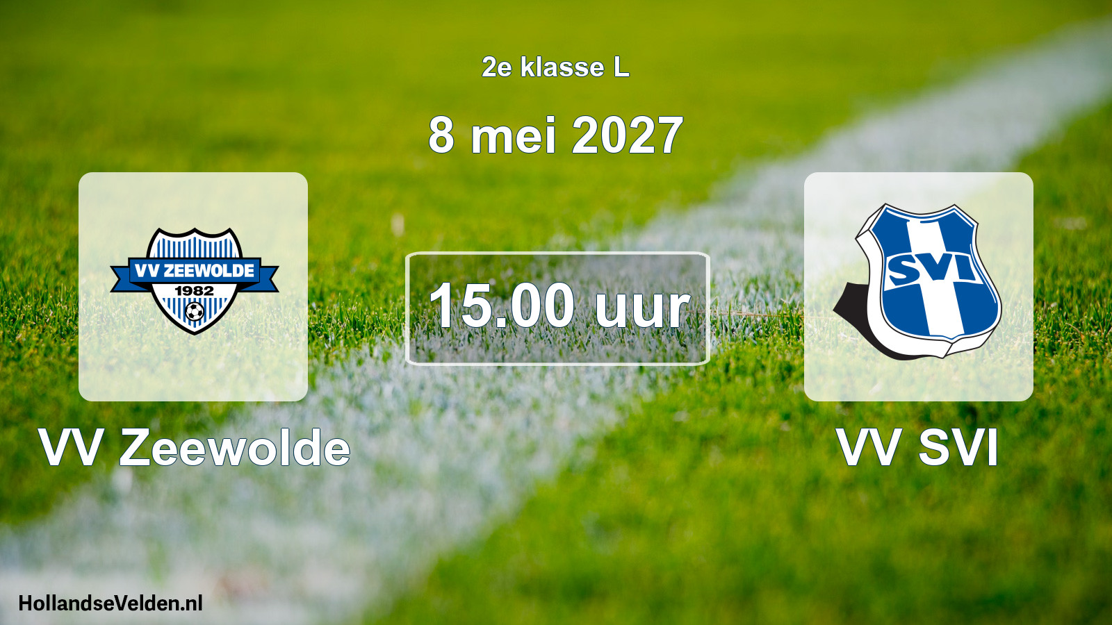 Geplande wedstrijd: VV Zeewolde - VV SVI (8 mei 2027)