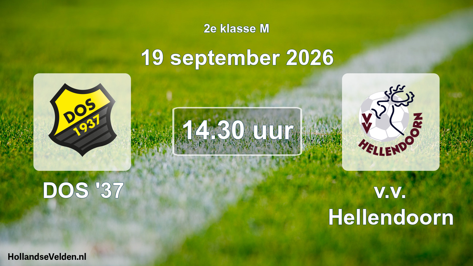 Geplande wedstrijd: DOS '37 - v.v. Hellendoorn (19 september 2026)