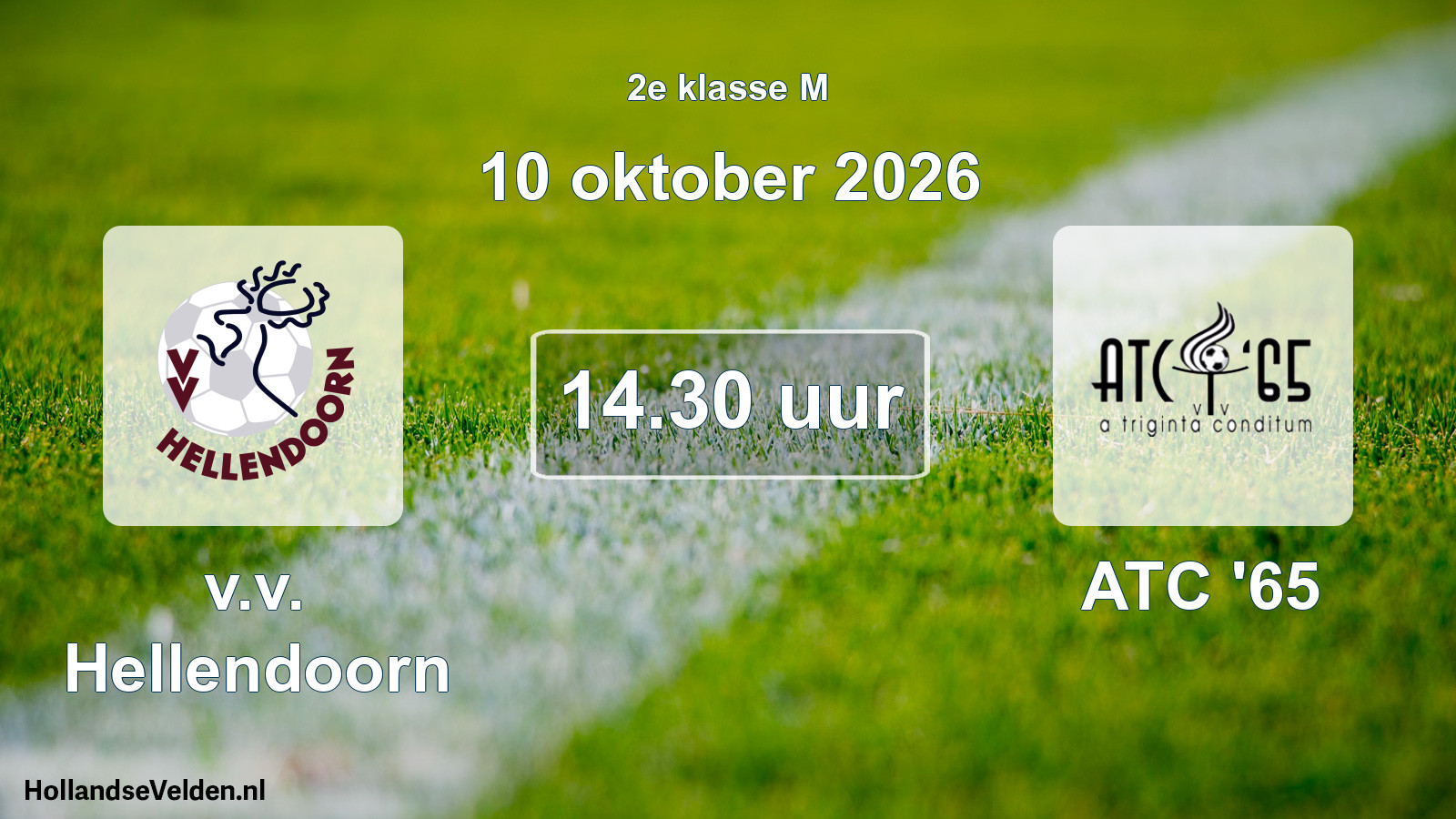 Geplande wedstrijd: v.v. Hellendoorn - ATC '65 (10 oktober 2026)