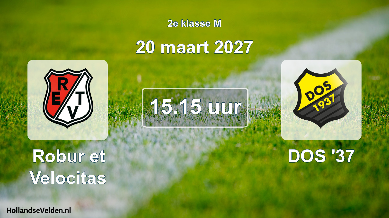 Scheduled Match: Robur et Velocitas - DOS '37 (20 March 2027)