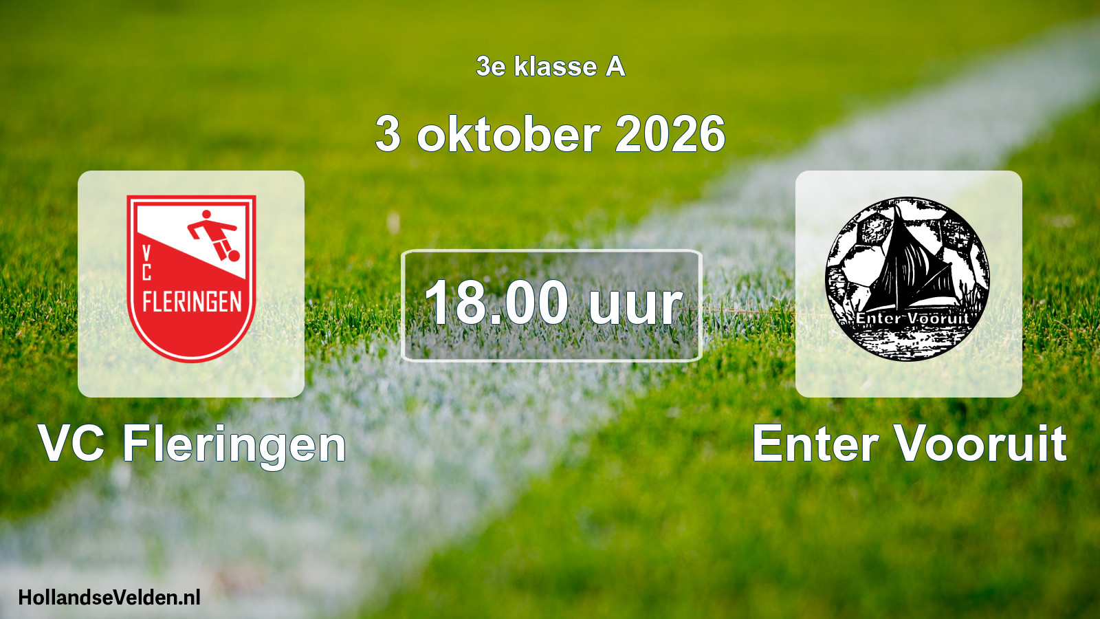 Geplande wedstrijd: VC Fleringen - Enter Vooruit (3 oktober 2026)